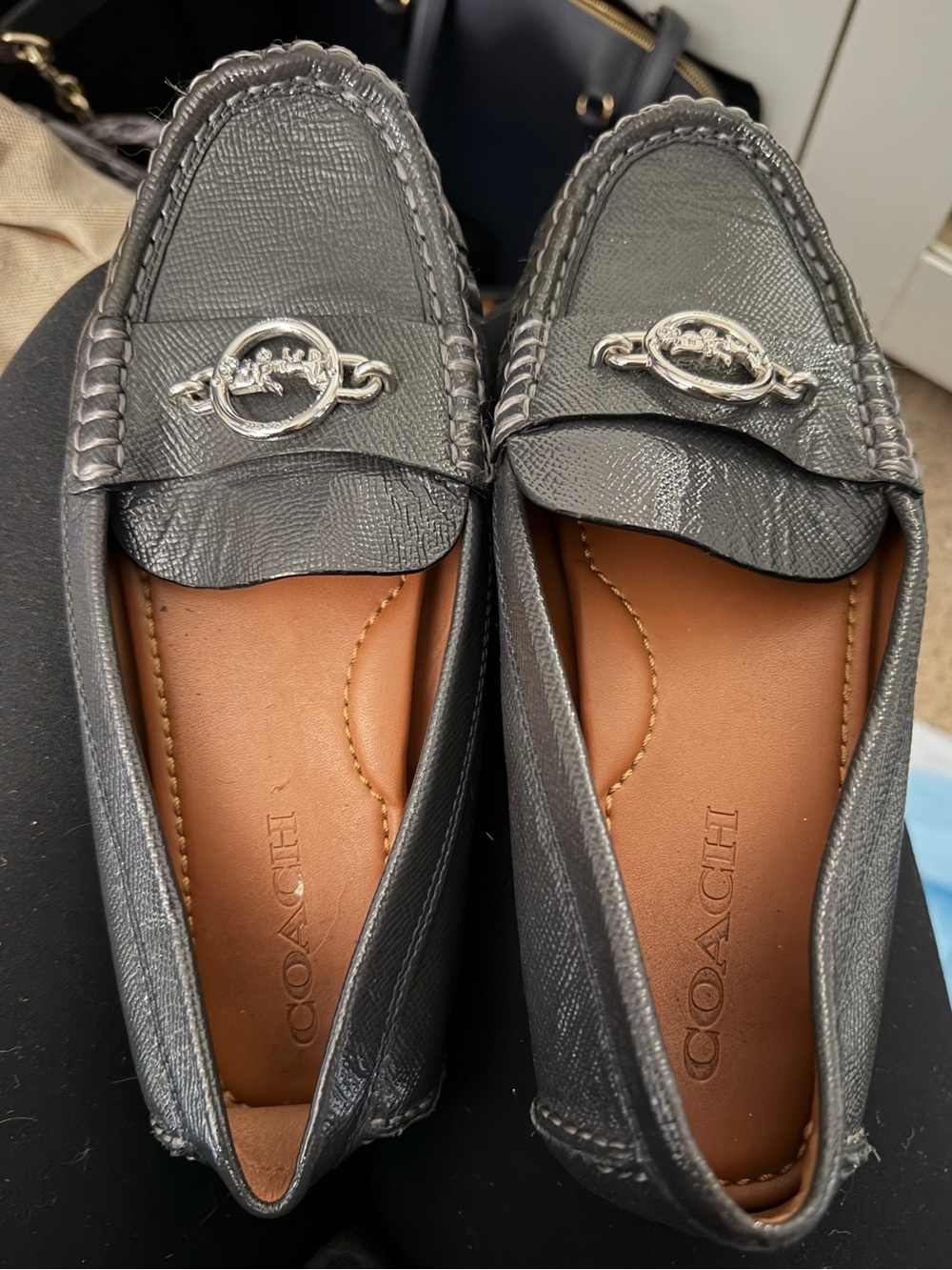 Coach Arlene Leather Driving Loafers